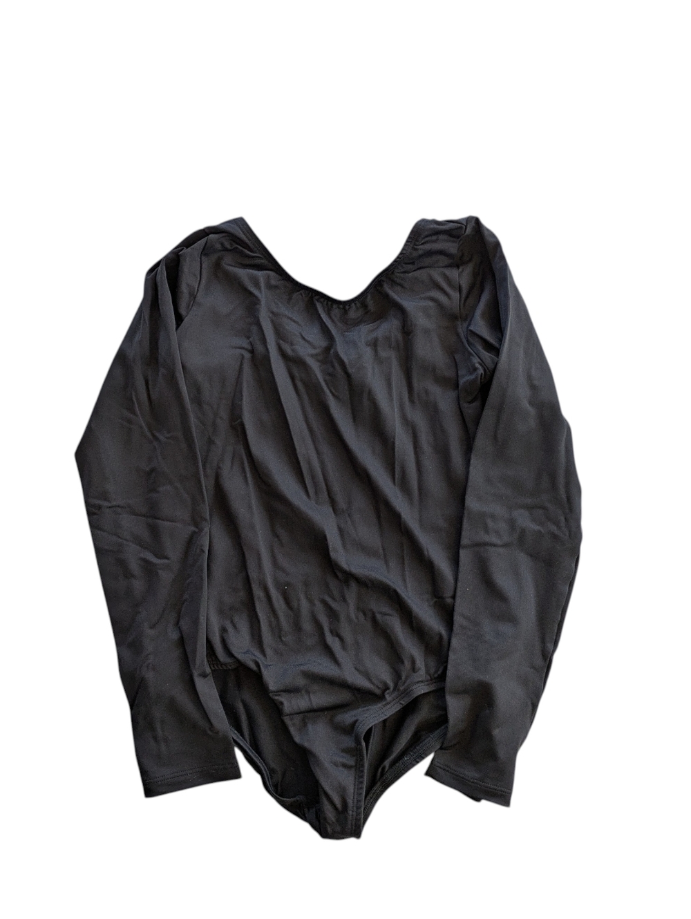 Body Wrappers Black Dancewear Leotard 12-14